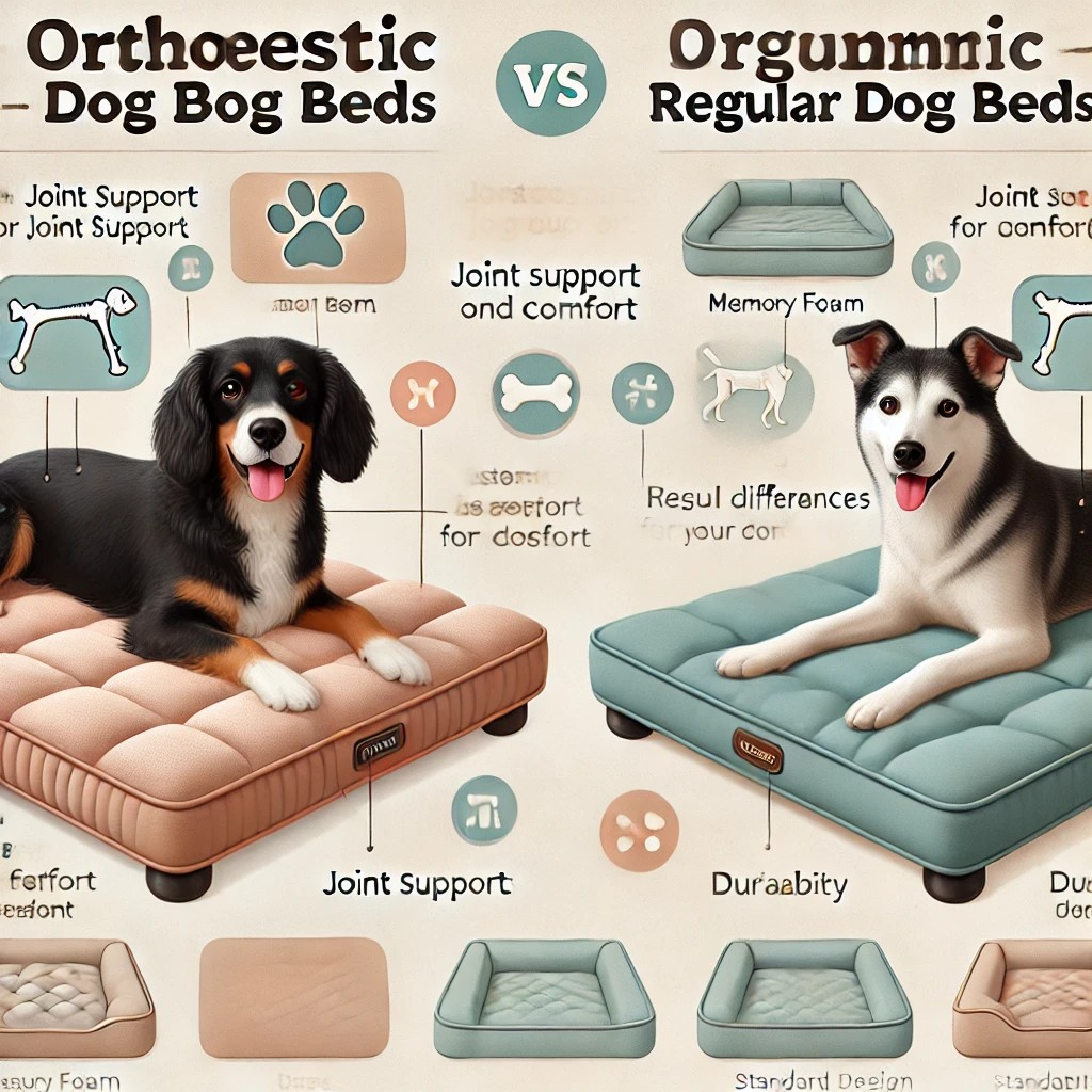 Orthopedic vs. Regular Dog Beds